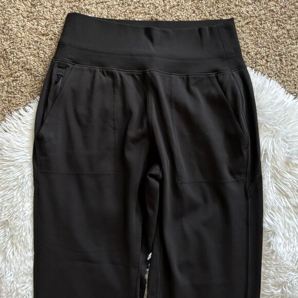 Athleta Venice Jogger Pants Black Zipped Pockets Womens Size Small - Picture 3 of 7